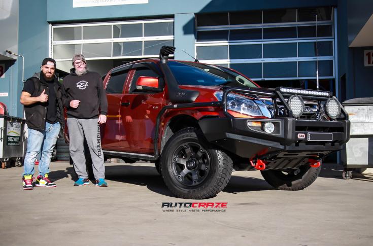 ISUZU DMAX BEAST BLACK & MACHINED WITH DARK TINT
